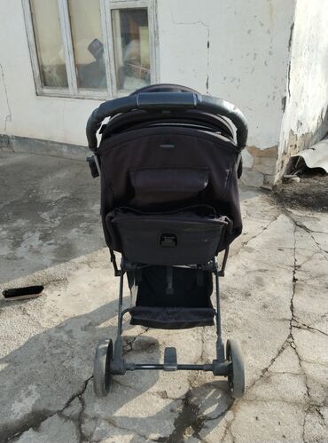 Коляски: Коляска, цвет - Черный, Б/у — 1