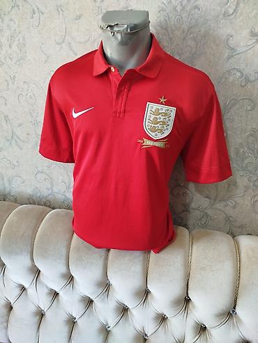 Kişi geyimləri: Futbolka, Nike, M, rəng - Qırmızı — 3