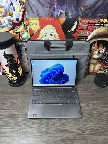 сумка для ноутбука: Ультрабук, Lenovo, 16 ГБ ОЗУ, AMD Ryzen 7, 13.3 ", Б/у, Для несложных задач, память SSD