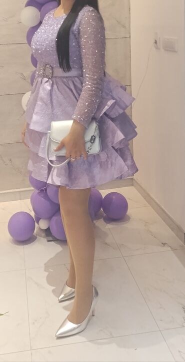 Haljine: XL, bоја - Lila, Večernji, maturski, Dugih rukava na lalafo.rs — 7 Haljine: XL, bоја - Lila, Večernji, maturski, Dugih rukava — 7