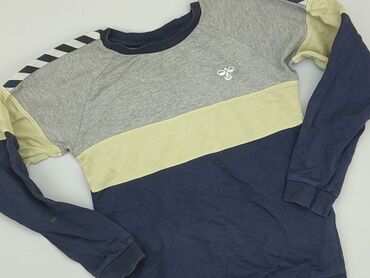 niebieska koszula polo ralph lauren: Bluza, Hummel, 9 lat, 128-134 cm, stan - Dobry