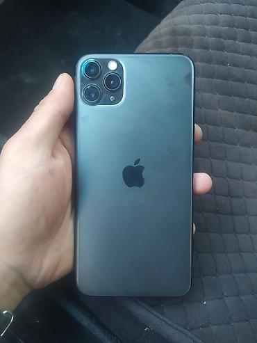 магнитола авто: IPhone 11 Pro Max, Б/у, 256 ГБ, Jet Black, Чехол, Кабель, 100 % — 1