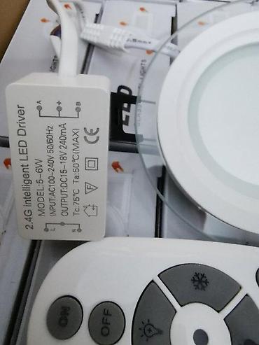 Rasveta: Led lamp ZONSKO Dimabilna multikolor ugradna 6w daljinskim. Visoko — 2