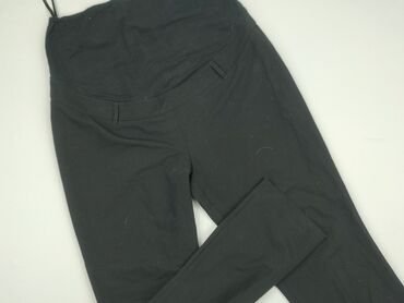długie spodnie dresowe damskie dla wysokich: Material trousers for women, Next, size L (EU 40)
