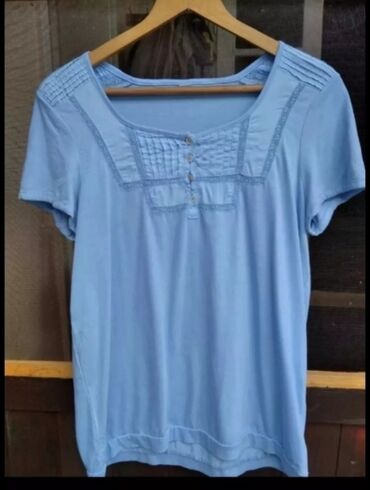 takko zenske majice: Kariant, L (EU 40), Cotton, color - Light blue