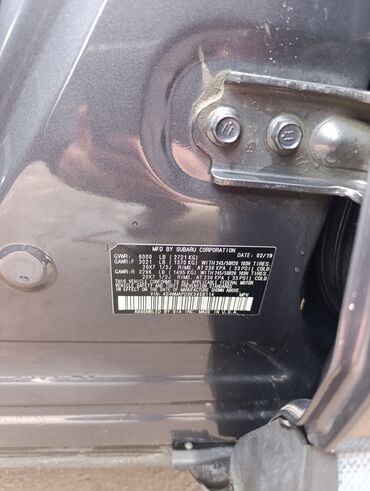 Subaru: Subaru Ascent: 2019 г., 2.4 л, Автомат, Бензин, Кроссовер — 17