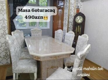goran mebel magazalari: Qonaq otağı üçün, Yeni, Açılmayan, Dördbucaq masa, 6 stul, Azərbaycan
