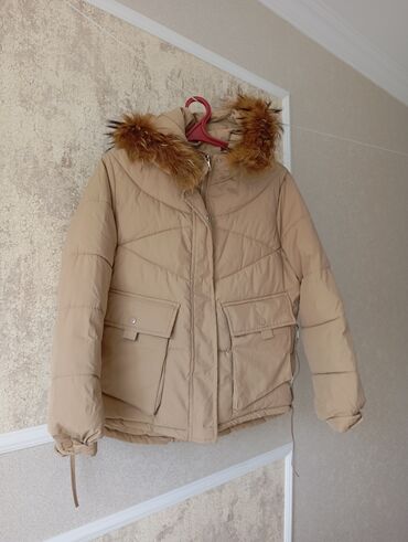 зимни куртка: Пуховик, Короткая модель, Оверсайз