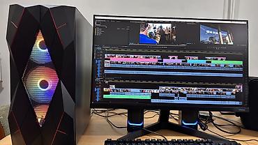 Мониторы: Монитор, Samsung, Б/у, LCD, 27" - 28" — 1