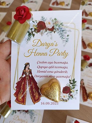xonca novruz: Xınayaxdı mərasimləri üçün aksesuarlar. Paylama konfetlərin — 7