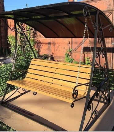 Sifarişlə bağ yelləncəkləri: Metal EN MMC olaraq istədiyiniz forma və ölçüde demir işlerinin — 17