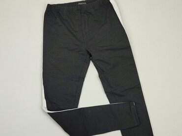 czarne jeansy z dziurami na kolanach: Legginsy dziecięce, Reserved, 14 lat, 158/164, stan - Zadowalający