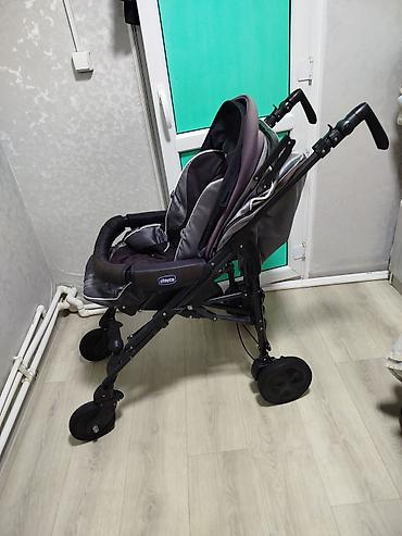 Коляска, Chicco, цвет - Черный, Б/у, Самовывоз