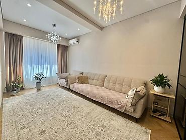 town: 3 комнаты, 80 м², Ак-Кеме Элитка, 2 этаж, Евроремонт — 5