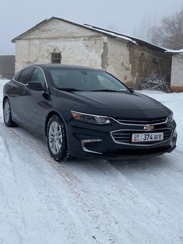 авто 100000 сом: Chevrolet Malibu: 2017 г., 1.5 л, Типтроник, Бензин, Седан