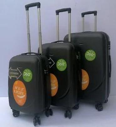 Putni koferi i torbe: Set kofera za putovanje – 3 komada - Tvrdi koferi sa laganom — 17