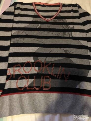 Duksevi: Jako kvalitetan Zara džemper, kao nov, L veličina, 100% cotton, sive — 14