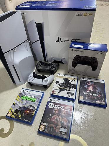 Видео оюндар жана приставкалар: 🎮 Продаётся Sony PlayStation 5 Slim — практически новая! ✨ Состояние — 3