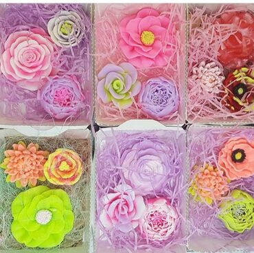 миноксидил 10: Праздничные цветочные наборы глицеринового мыла ручной работы. От 10