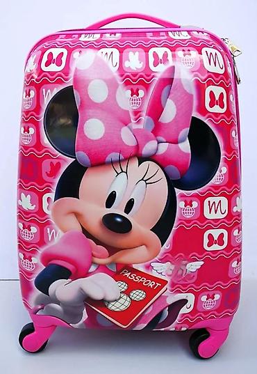 Rančevi, torbe i koferi: Dečiji set kofera Minnie Mouse – 3 dela, pink - Dizajn: živopisni — 10