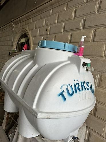 su matorlari: Türksan su çəni – 500 litr - Həcm: 500 L (korpus üzərində qeyd — 1
