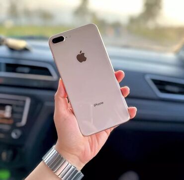 Apple iPhone: IPhone 8 Plus, Б/у, 64 ГБ, Золотой, Защитное стекло, 88 %