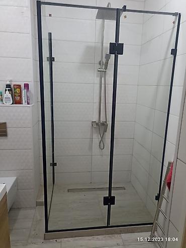 Душевые перегородки и ограждения: Душевые Перегородки на заказ Стекло закаленное 8мм Фурнитура премиум — 3