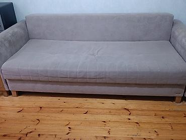 sdullar: - Divan/çarpayı funksiyalı yumşaq mebel - Rəng: açıq bej - Material — 1