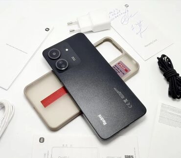 Redmi: Redmi, Redmi Note 13, Б/у, 256 ГБ, цвет - Черный, 2 SIM, 1 SIM, eSIM — 6