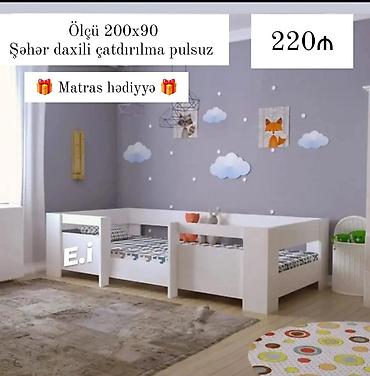 Детская мебель: Uşaqlar üçün ağ rəngli tək nəfərlik çarpayı modelləri Xüsusiyyətlər — 3