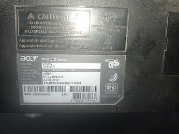 macbook air 11: Монитор, Acer, Б/у, LCD, 18" - 19" — 2