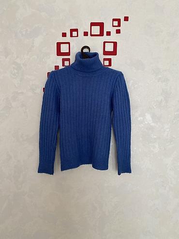 qış ayaqqabı: VOLUMEX mavi boğazlı sviter - Rəng: dəniz-mavisi - Model: klassik — 1