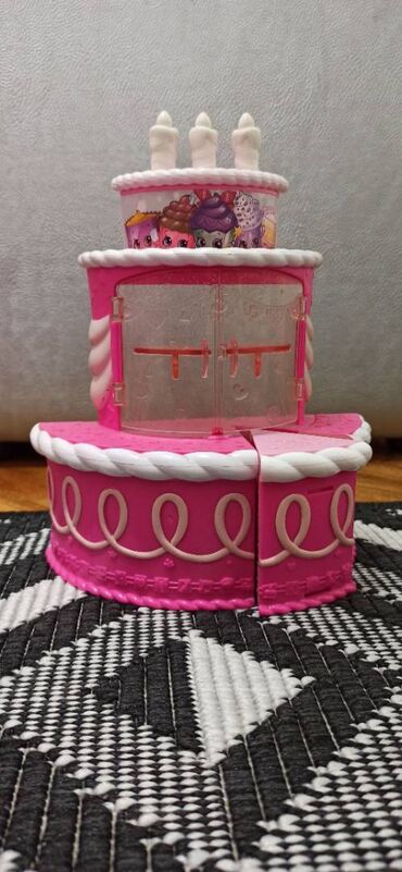 lutke za bebe devojcice: Shopkins torta-origina-kao novo