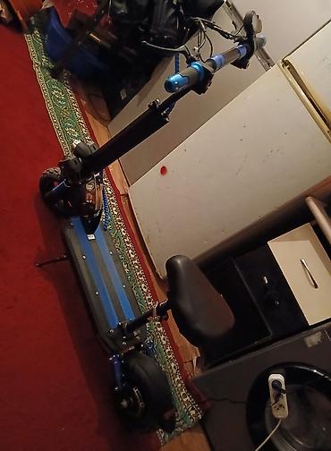 Электротранспорт: Elektrik skuter – oturacaqlı, güclü amortizatorlu model — 3