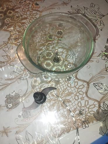 et: Şüşə doğrayıcı qabı və bıçaq komplekti - Material: qalın, şəffaf şüşə — 3