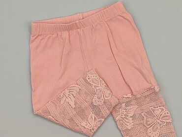 spodnie ocieplane 110: 3/4 Children's pants 4-5 years, Cotton, condition - Good