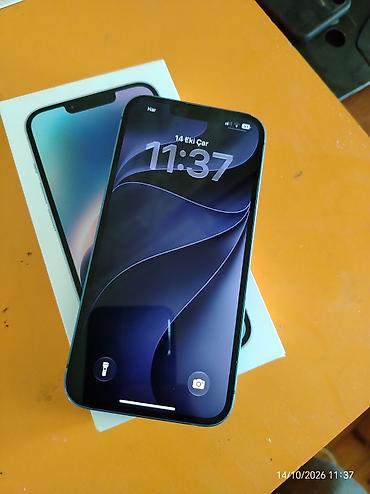 iphone 15 pro max korpus: IPhone 13, 128 GB, Mavi, Simsiz şarj, Face ID — 2