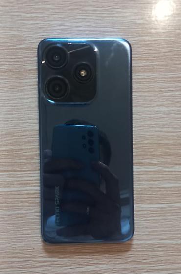 htc wildfire s: Tecno Spark, 128 GB, rəng - Göy, Barmaq izi — 2