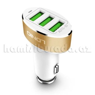 Elektrik çaydanları: Şarj cihazı LDNIO Three USB Port 5.1 A Quick Charge Auto-ID Fast Car