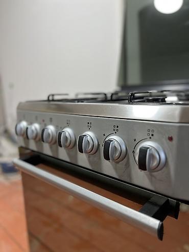 муфельная печь: Газовая плита Ferre с духовкой - Варочная поверхность: 4 конфорки (3 — 4