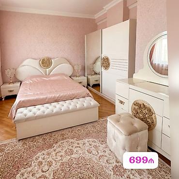 Digər mebel: 699₼ Yataq desti satılır Türkiye istehsalı Maşın boyalı 245U/65D/215H — 1