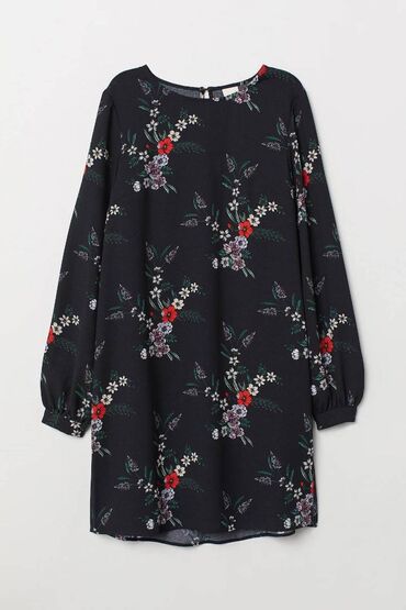 zara kozna jakna sa krznom: H&M S (EU 36), bоја - Crna, Dugih rukava