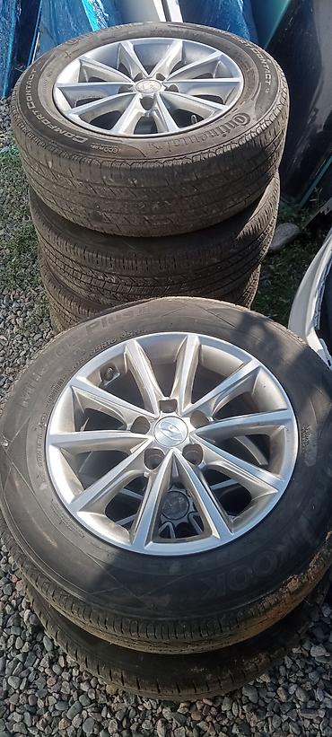 Комплект из 4 легкосплавных дисков Hyundai с шинами. Характеристики