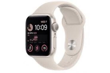 часы водостойкие: Apple Watch SE 2022 40mm Все расцветки: Starlight,Silver,Midnight