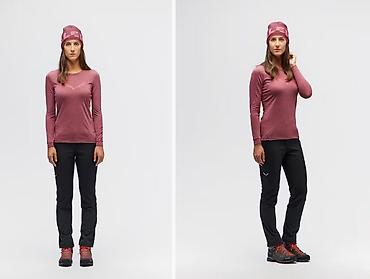 походные штаны: Salewa Puez Orval 2 Durastretch Pants — женские треккинговые брюки из — 2