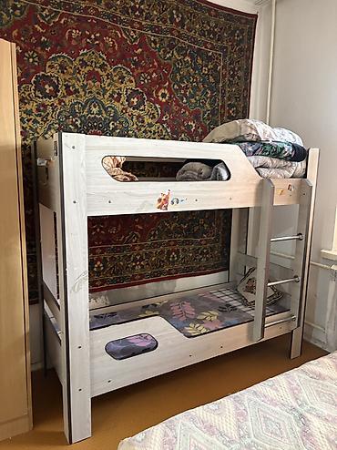 двухъярусные кровать детский ош: Двухъярусная детская кровать, Б/у, ЛДСП — 1