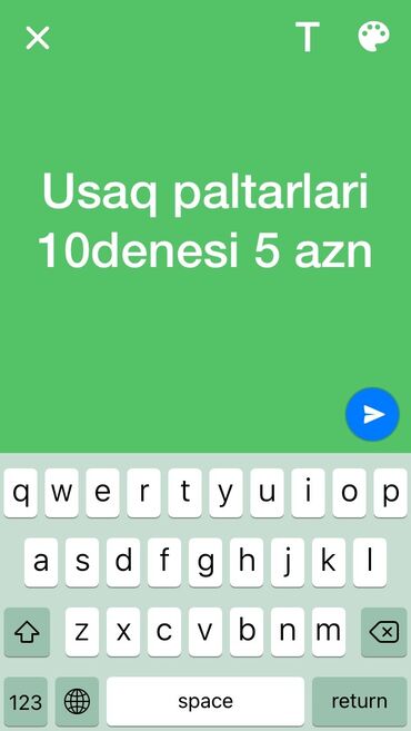 gimnastika paltari v Azərbaycan | Uşaqlar üçün digər geyimlər: 10usaq paltari 5azn