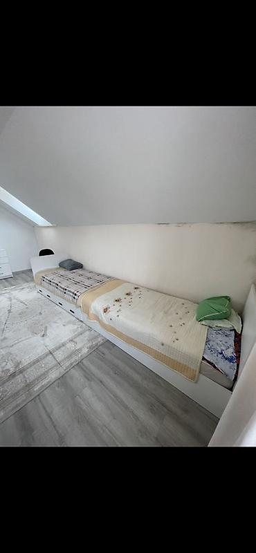 Спальные гарнитуры: Белый гарнитур для спальни/детской в современном минималистичном — 12