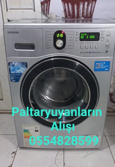 kohne paltaryuyan masin aliram: Paltaryuyan maşın Samsung, 6 kq, İşlənmiş, Avtomat, Qurutma var, Pulsuz çatdırılma, Ödənişli çatdırılma