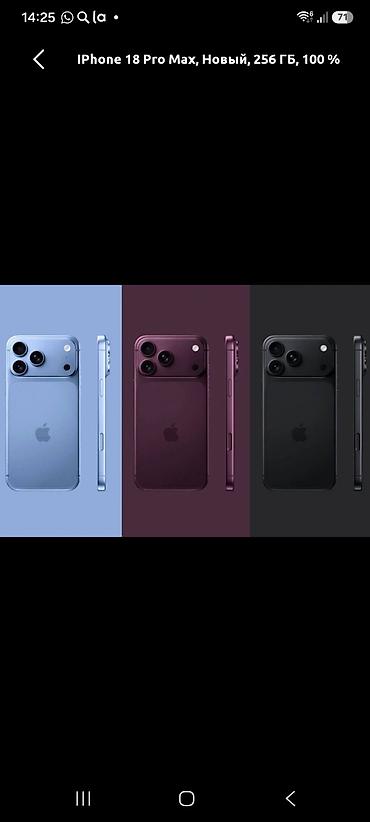 IPhone 18 Pro Max, 256 ГБ - Линейка Pro Max с большим дисплеем